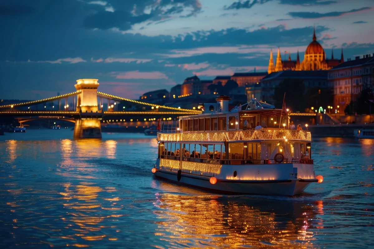 Budapest: Night Sightseeing Cruise (Shared Basis)