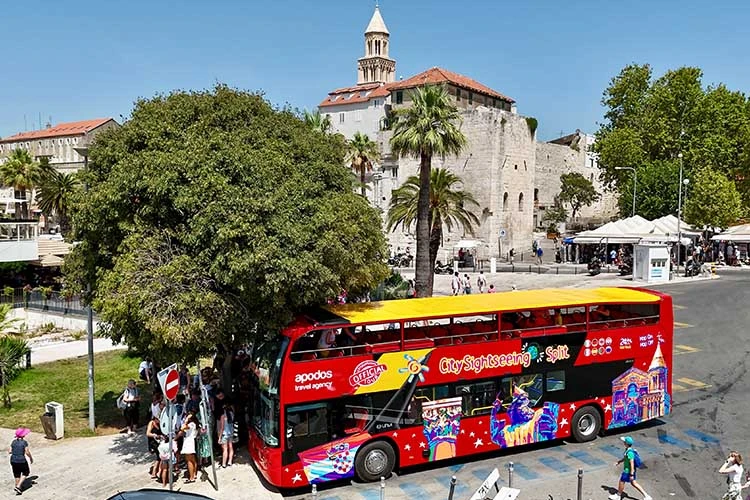 Split: 48 Hours HOHO Bus, Klis Sunset Tour (Shared Basis)