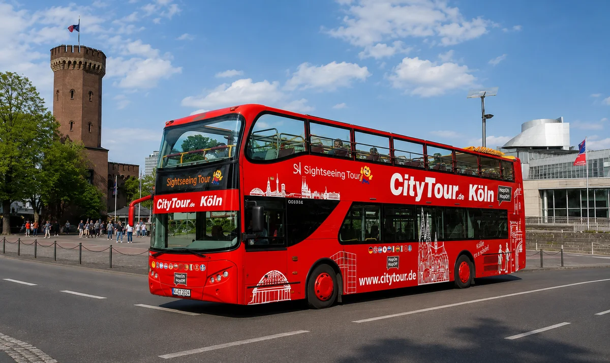 Cologne: 24-Hour Hop-On Hop-Off Bus Tour (SIC Basis)