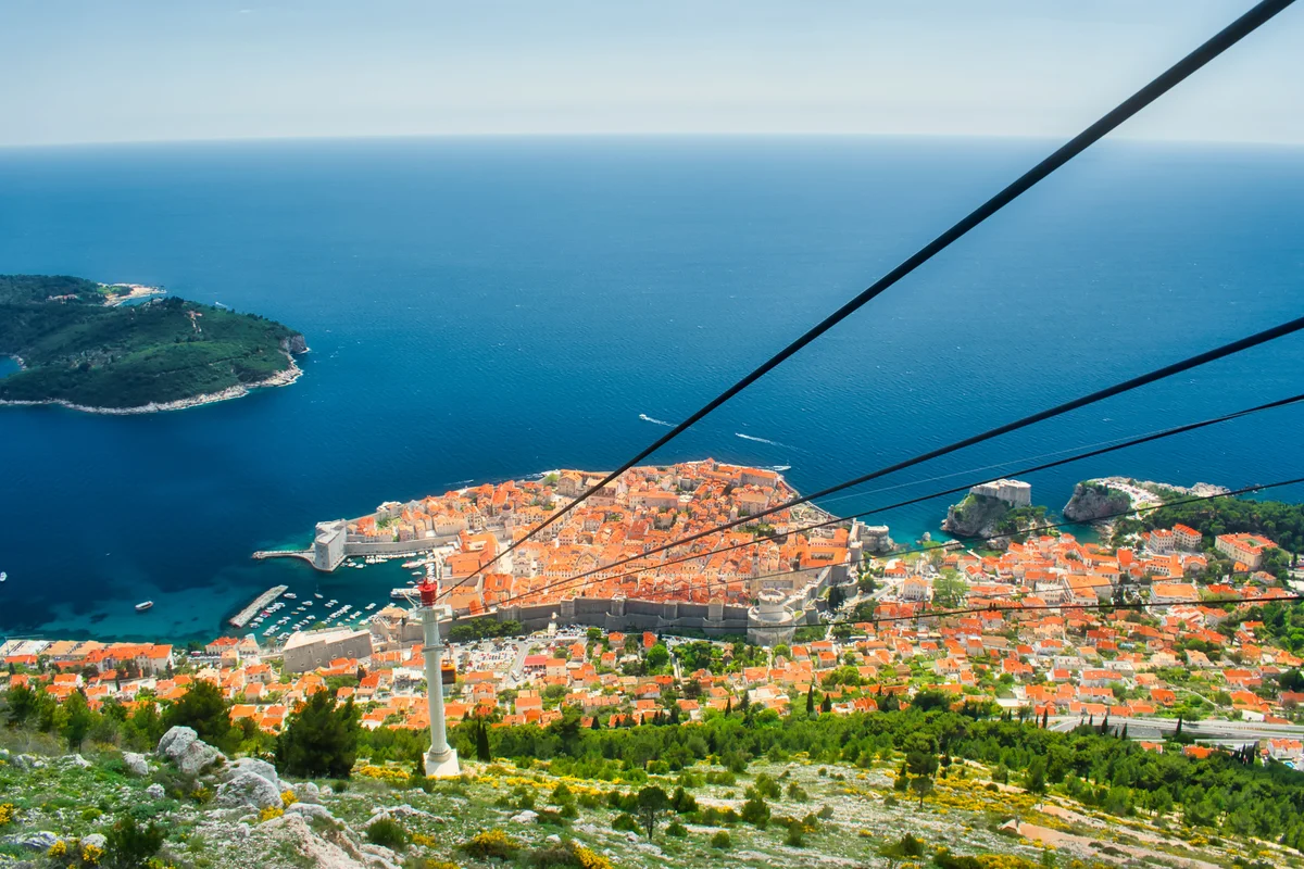 Dubrovnik: Žičara Dubrovnik Cable car round trip ticket (Ticket only)