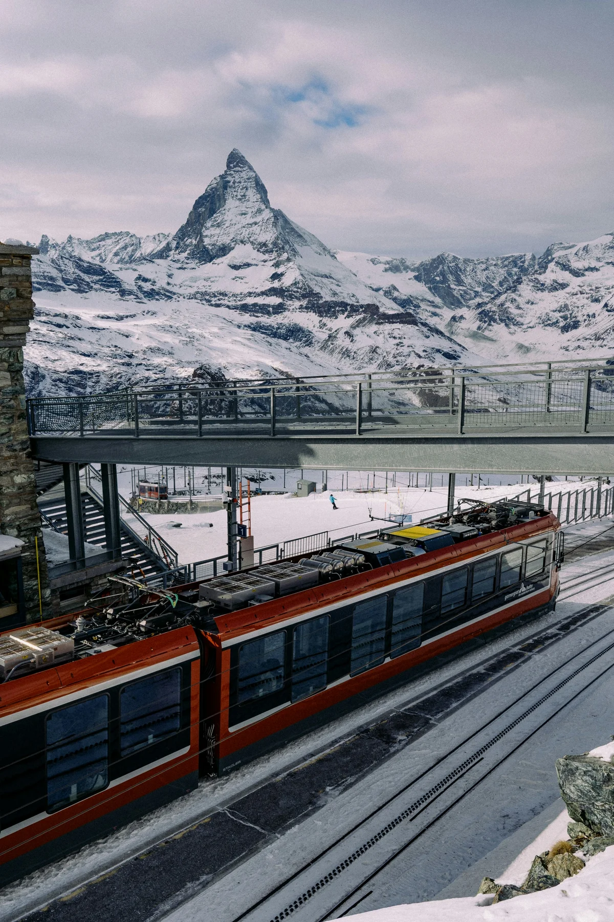 Gornergrat cogwheel railway return journey ticket only (with Swiss Pass)