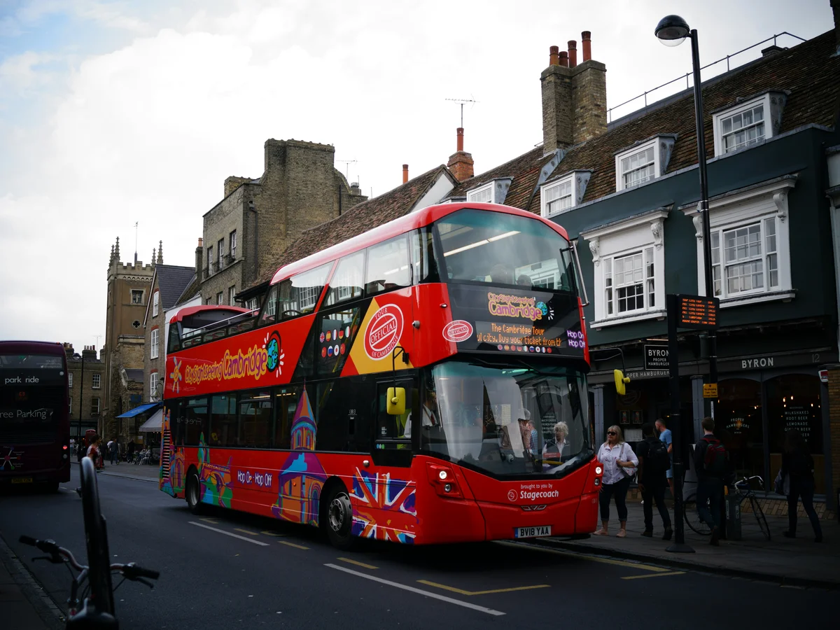Cambridge: 24-Hour Hop-On Hop-Off Bus (SIC Basis)