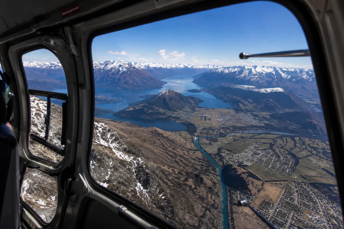 Franz Josef: 30-min Fligh Tasman Glaciers (Shared Basis)