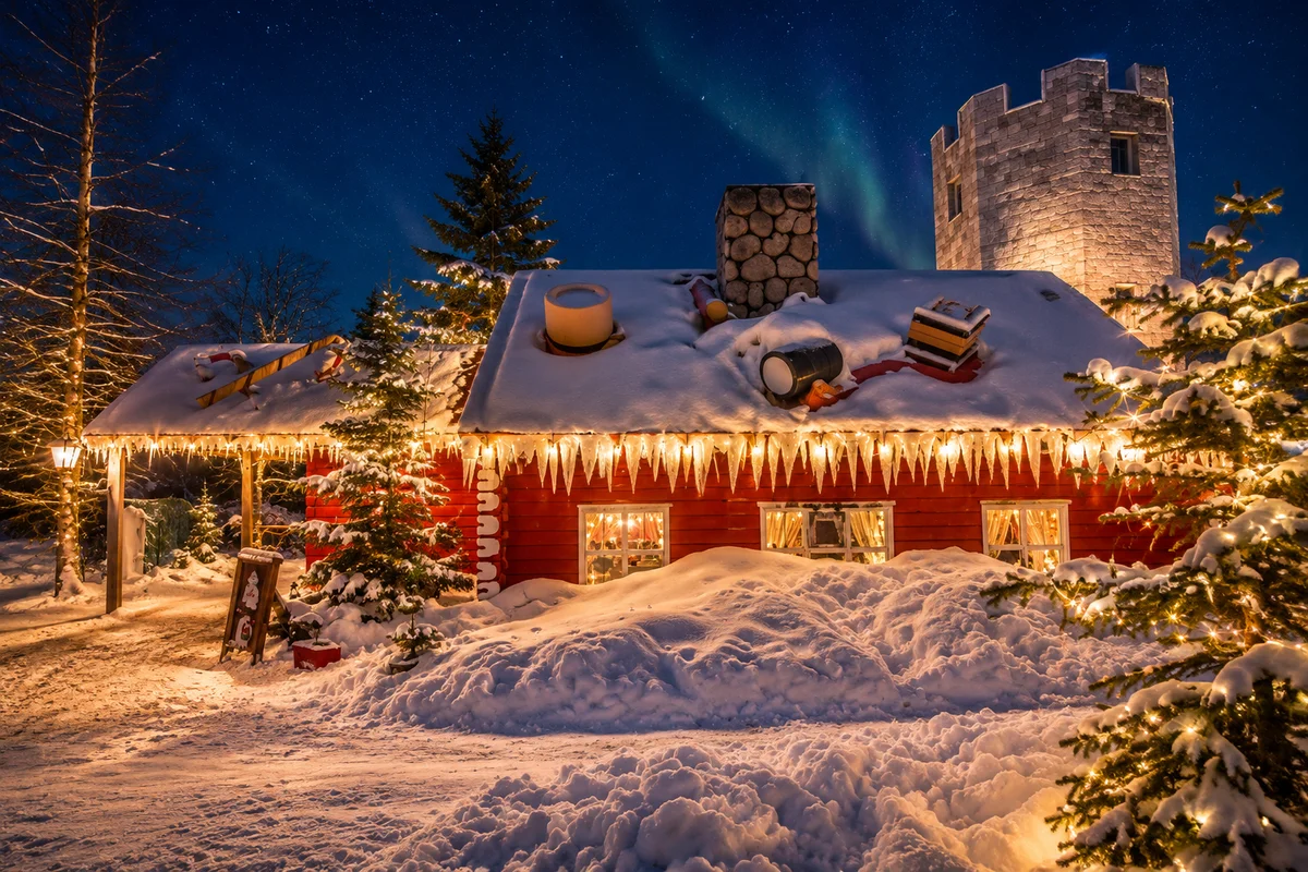 Akureyri: Godafoss Waterfall, Santa Claus House and Forest Lagoon (SIC Basis)