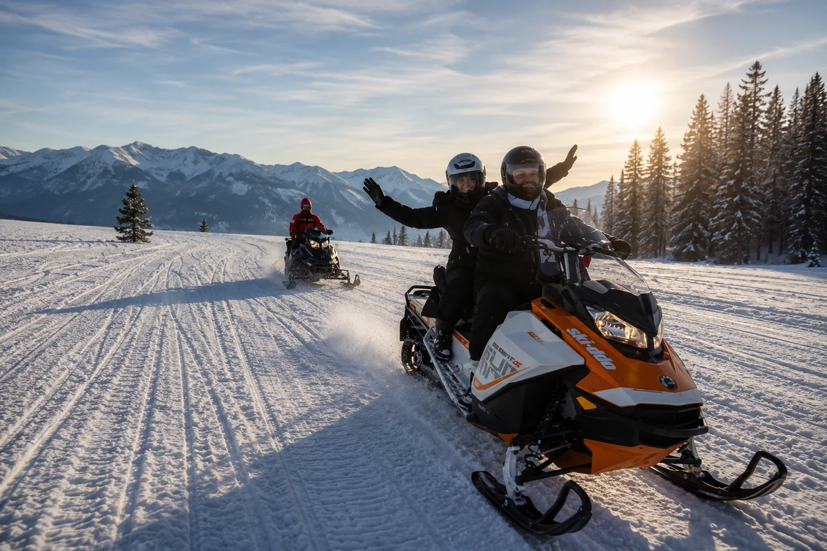 Zakopane: Snomobile Adventure and campfire